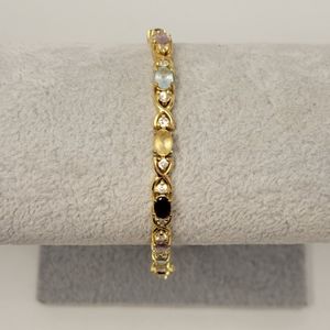 ▪︎Like New! Sterling Jeweled Bracelet